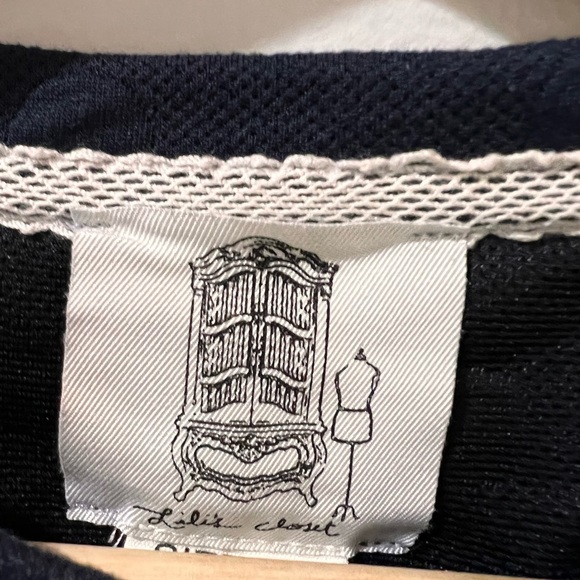 Anthropologie Lili’s Closet Textured Polka Dot Pullover - Picture 2 of 3